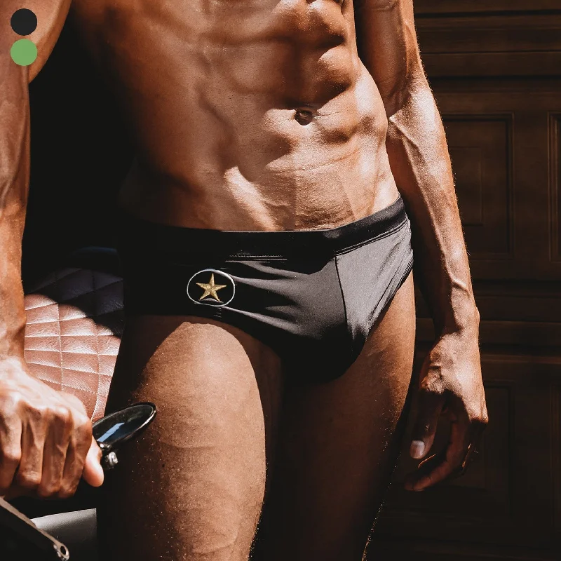 Military Star Swim Briefs