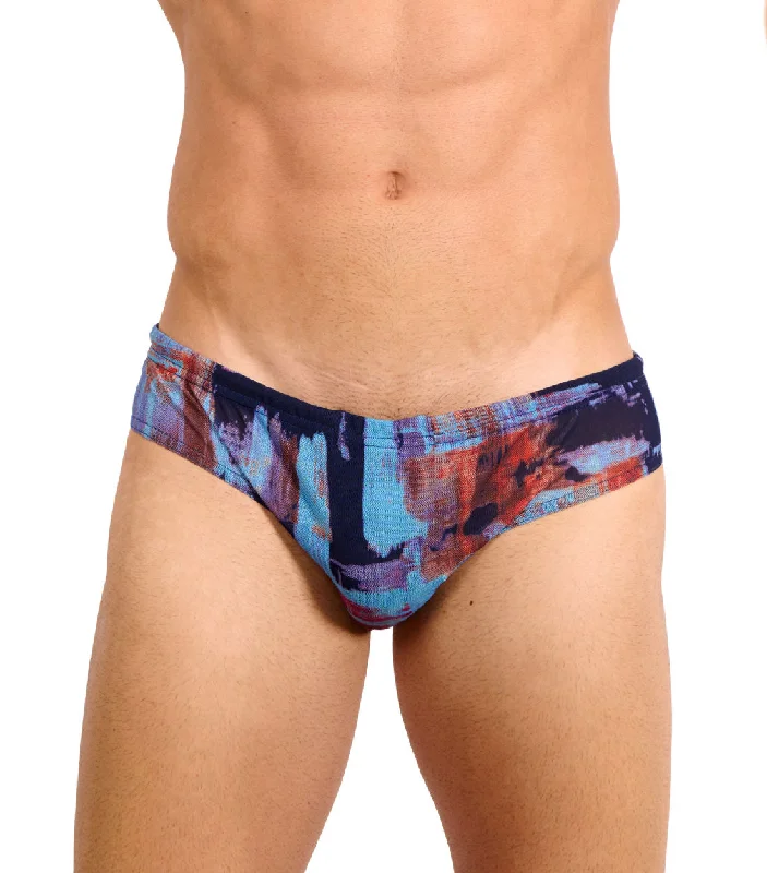 Mykonos Tan Through Deep Waist Swim Brief