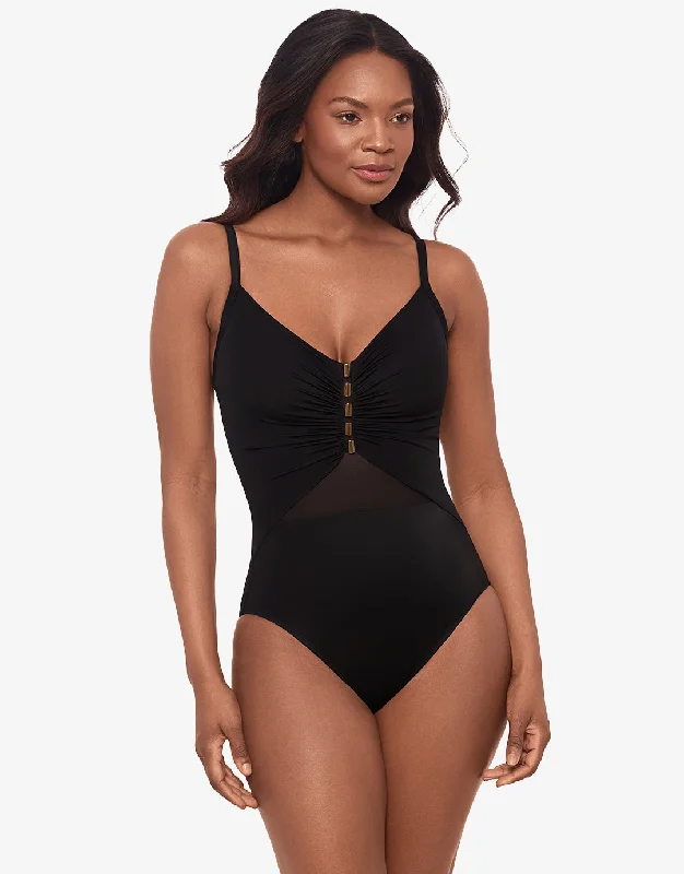 Network News Mariposa Swimsuit - Black