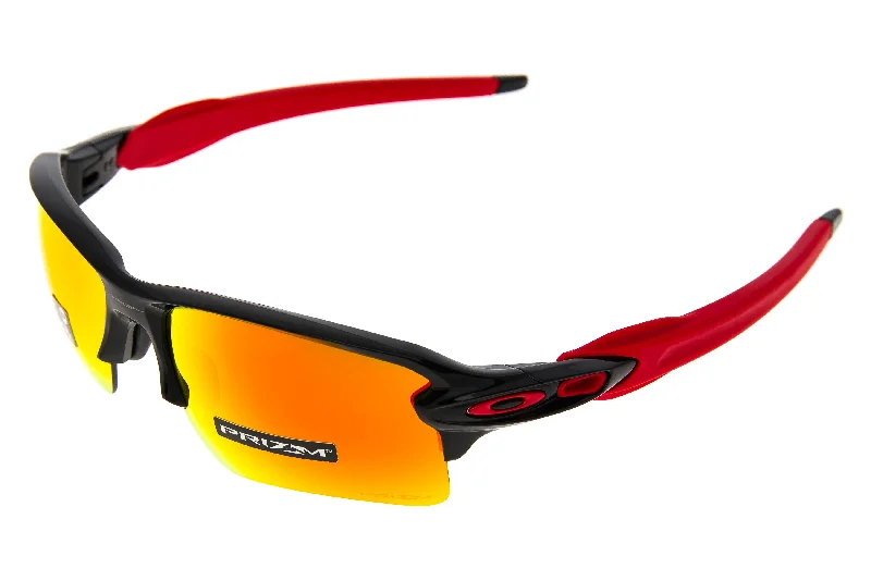 Oakley Flak 2.0 Sunglasses Black/Red Frame Prizm Lens