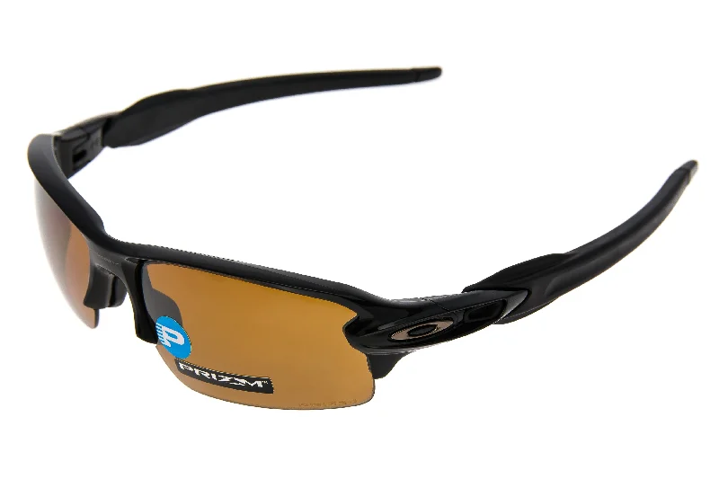 Oakley Flak 2.0 Sunglasses Polished Black Frame Prizm Polarized Lens