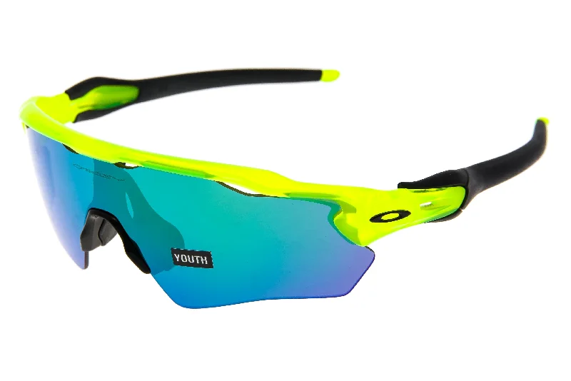 Oakley Radar EV Path XS Youth Sunglasses Uranium Frame Jade Iridium Lens