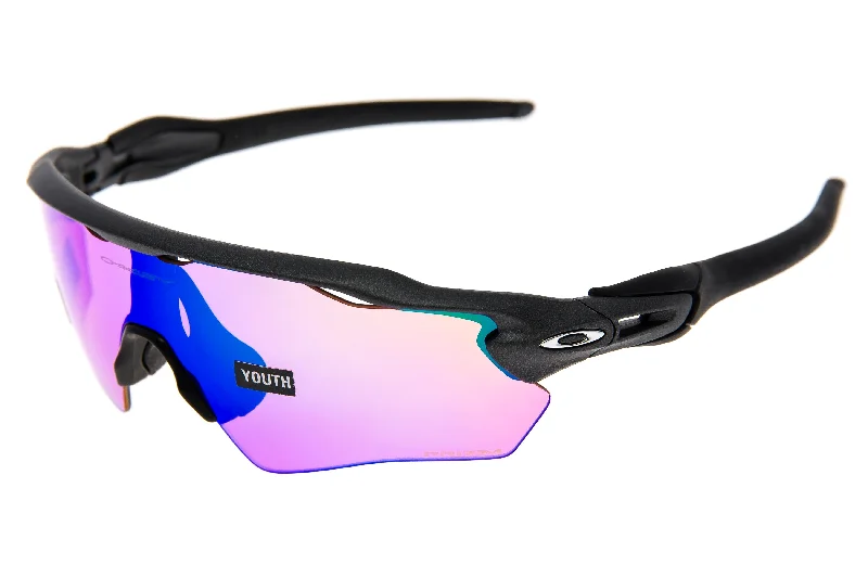 Oakley Radar EV XS Path Sunglasses Gray Frame Prizm Golf Lens