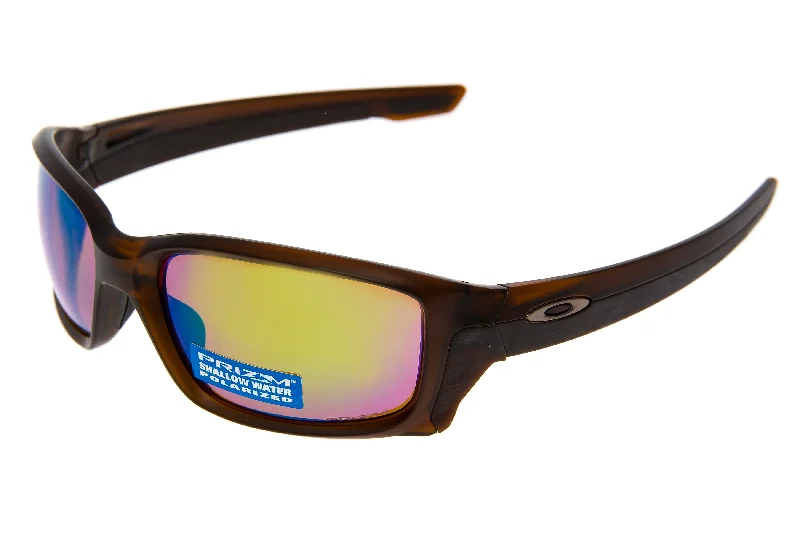 Oakley Straightlink Sunglasses Matte Rootbeer Frame Prizm Shallow Water Polarized Lens