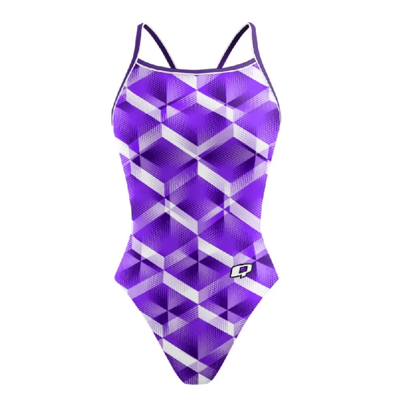 Amethyst - Sunback Tank Swimsuit