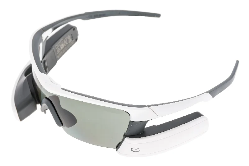 Recon Jet Smart Eyewear Sunglasses Black Frame Clear and Gray Lenses