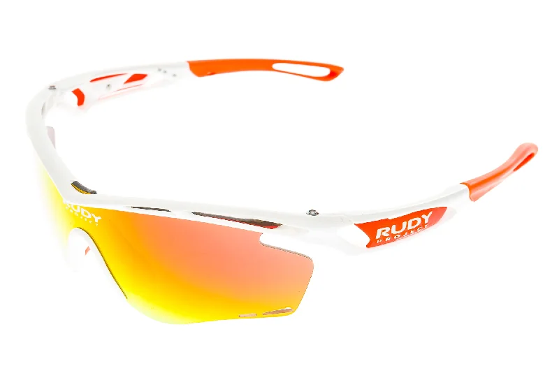 Rudy Project Tralyx Sunglasses White/Orange Frame Orange Lens