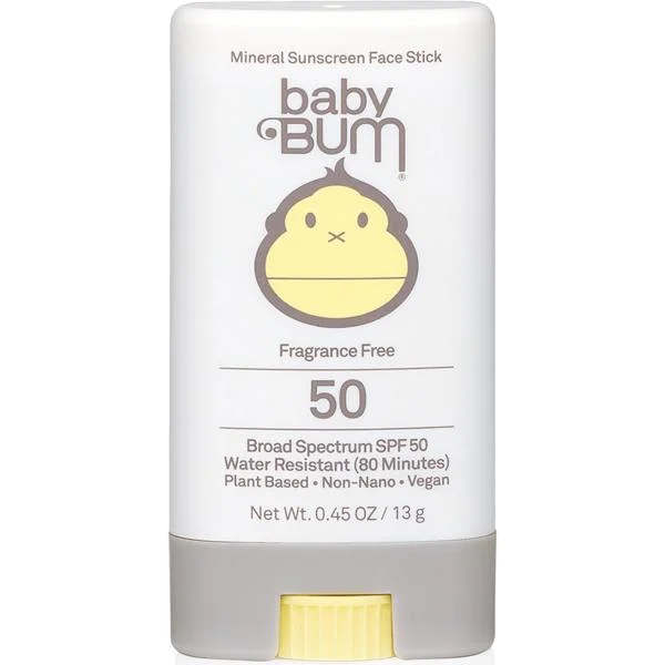 Baby Bum Mineral Sunscreen Face Stick SPF 50 - 0.45 oz