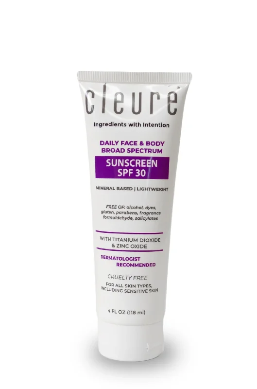 Sunscreen - Zinc Oxide Natural SPF 30 (CLEARANCE - SEE NOTE)