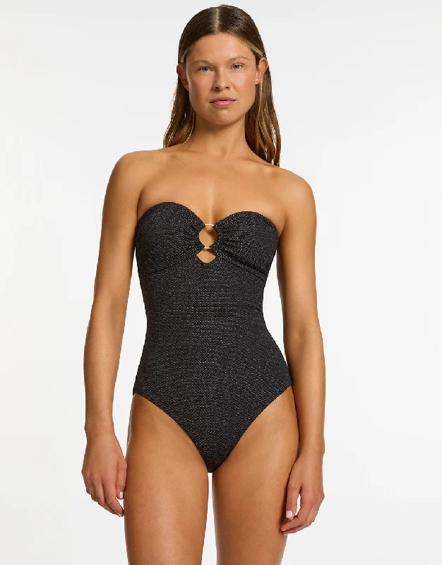 Tirari Nights Bandeau Swimsuit - Black