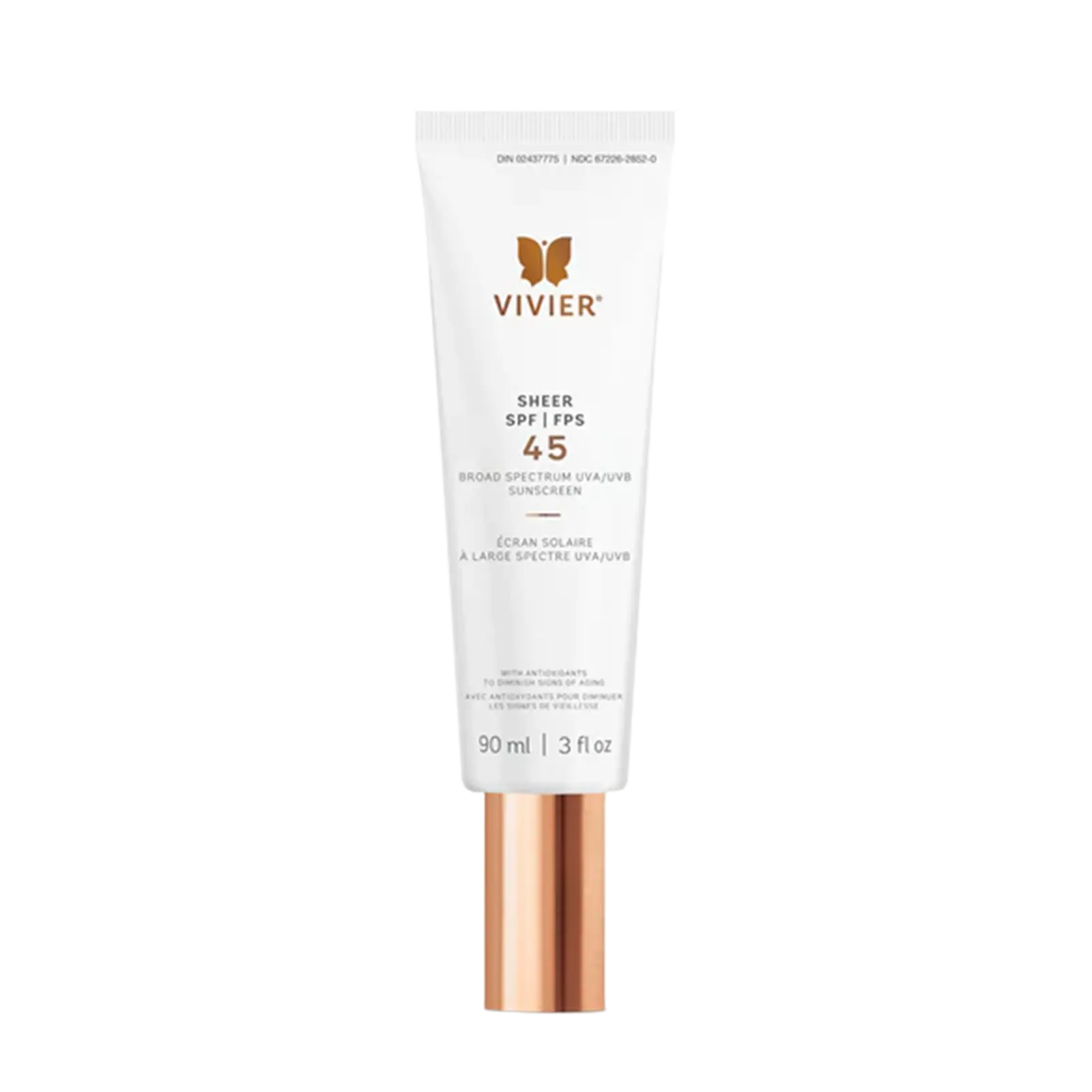 Vivier Sheer Broad Spectrum SPF 45 Sunscreen 90ml / 3fl oz