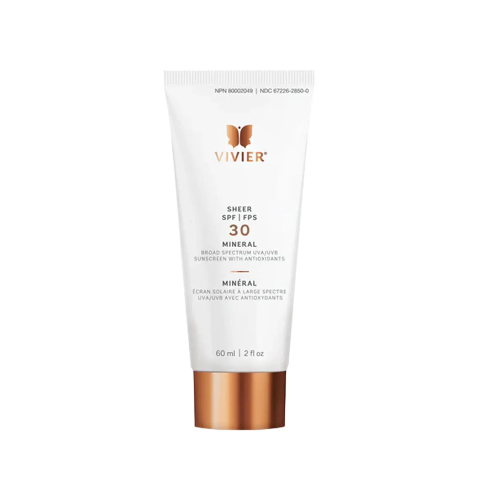 Vivier: Sheer SPF 30 Mineral 60ml / 2fl oz