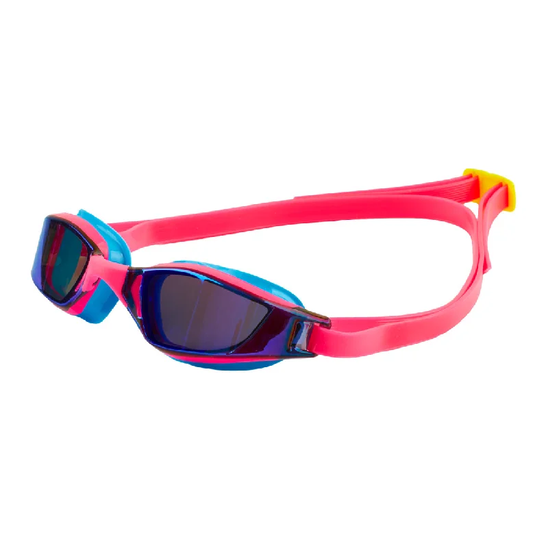 Blue Titanium Mirror Lens - Pink Frame