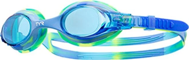 TYR Kids Swimple Blue Tie Dye Goggle