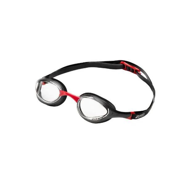 Black / Red - Clear Lens